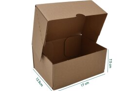 CARDBOARD POSTAL BOXES 17x12,5x7,5cm SET/10